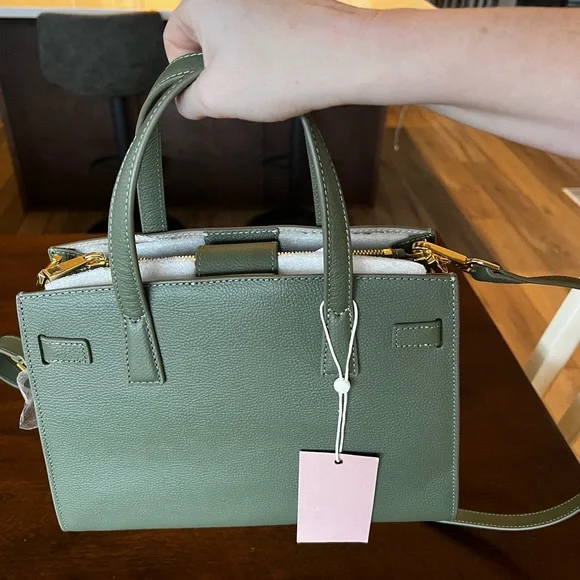 Quince Triple Compartment Italian Leather bag - Picture 5 of 12